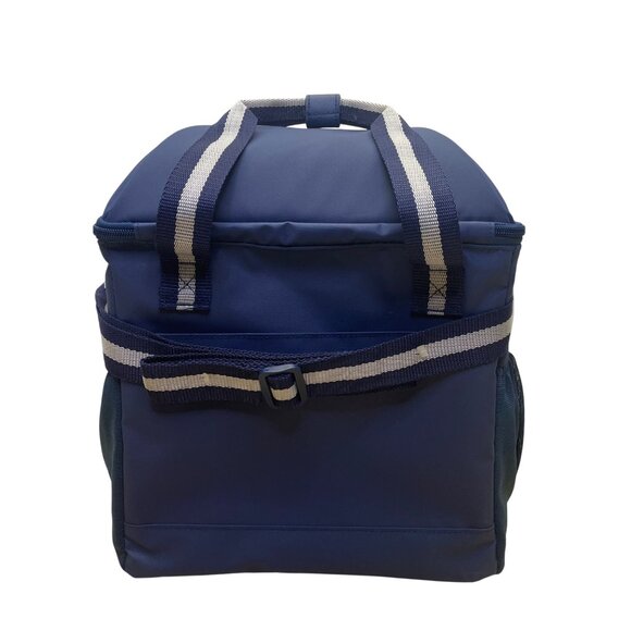 Life Is Good Navy Kids Insulated Cooler Bag With Stain-Repellent Exterior - Picture 3 of 11